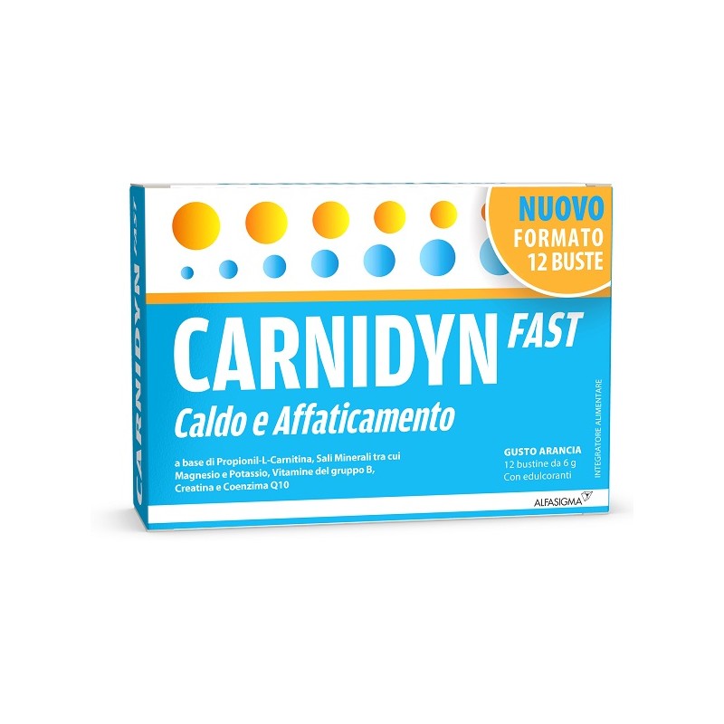 CARNIDYN FAST CALDO E AFFATICAMENTO 12 BUSTINE