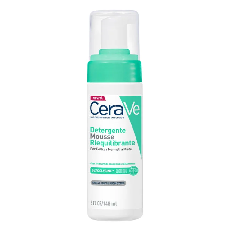 DETERGENTE MOUSSE RIEQUILIBRANTE CERAVE 148ML