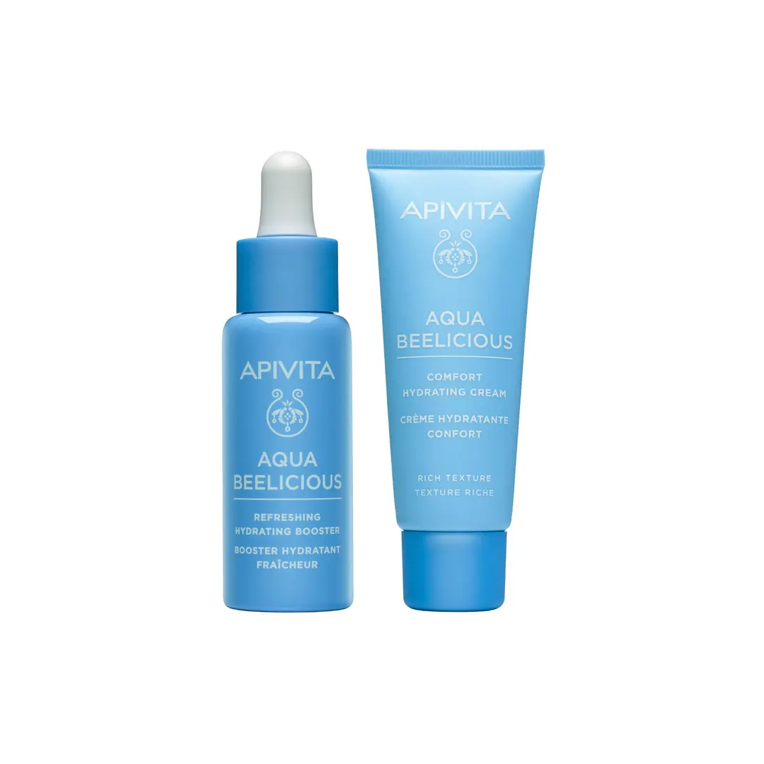 APIVITA AQUA BEELICIOUS COMBO VISO – SIERO + CREMA IDRATANTE