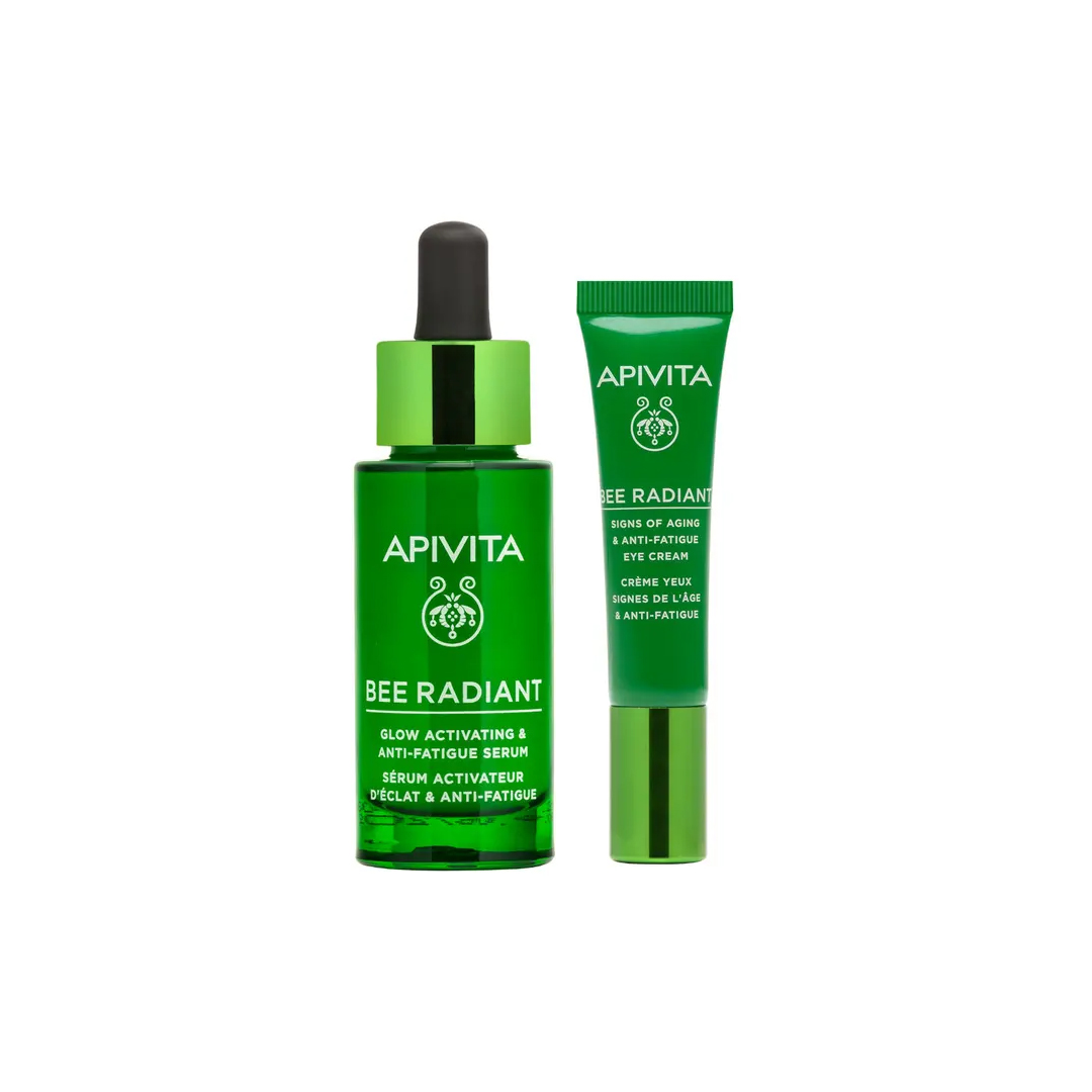 APIVITA BEE RADIANT COMBO – SIERO VISO + CREMA OCCHI ANTI-FATICA