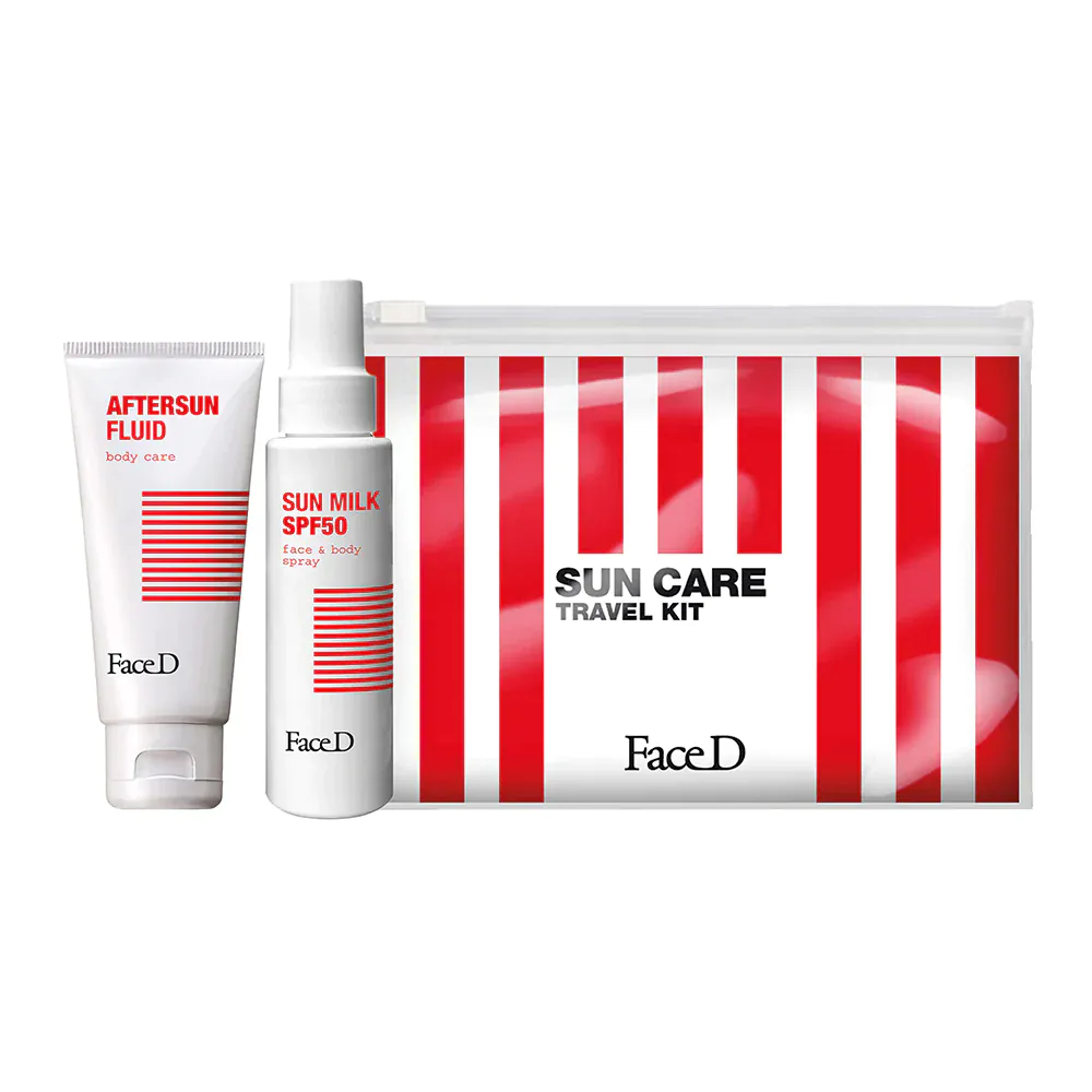 FACED SUN TRAVEL KIT – LATTE SOLARE 100 ML + DOPOSOLE 75 ML