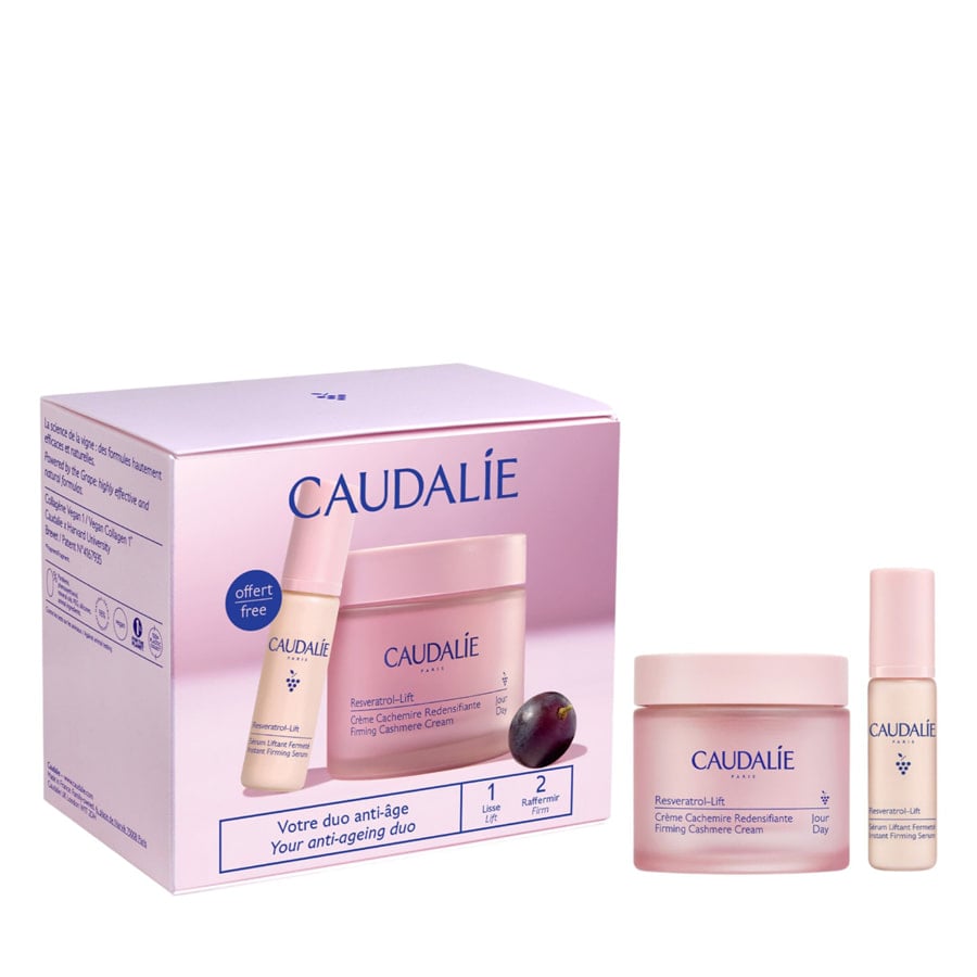 CAUDALIE RESVERATROL LIFT COFANETTO CREMA RIDENSIFICANTE 50 ML + SIERO LIFTANTE VISO 10 ML