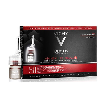 DERCOS AMINEXIL 42 FIALE UOMO - TRATTAMENTO ANTI-CADUTA