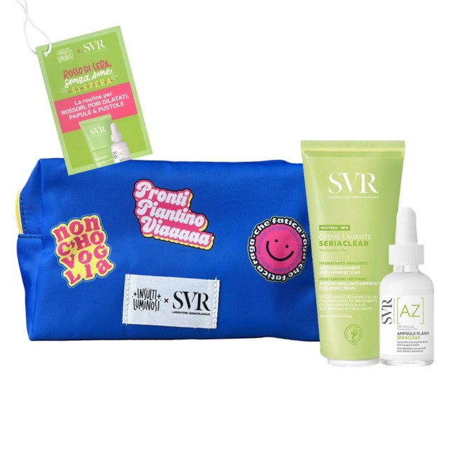 SEBIACLEAR SET AMPOULE FLASH 30 ML + CREME LAVANTE 200 ML + POCHETTE INSULTI LUMINOSI