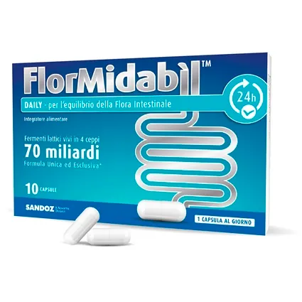 FLORMIDABIL DAILY 70 MILIARDI 10 CAPSULE