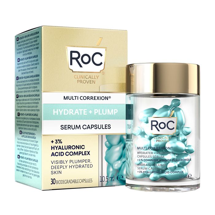 ROC MULTI CORREXION HYDRATE+ PLUMP SIERO VISO IN CAPSULE 30 CAPSULE
