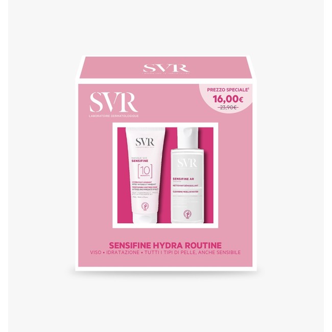 SVR SENSIFINE HYDRA ROUTINE COFANETTO MASCHERA VISO E ACQUA MICELLARE