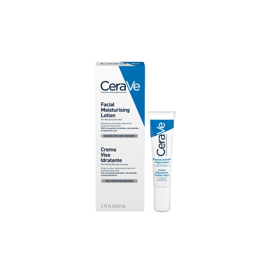 COMBO IDRATAZIONE & RIPARAZIONE – CERAVE VISO + CONTORNO OCCHI