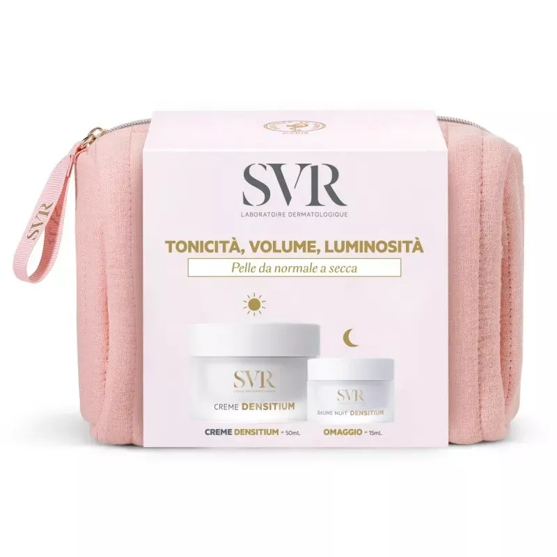 SVR DENSITIUM COFANETTO CREMA 50ML + BALSAMO NOTTE 15 ML + POCHETTE