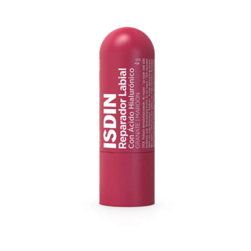 ISDIN REPARADOR LABIAL CON ACIDO IALURONICO BALSAMO LABBRA COLORE BORGOGNA STICK 4G