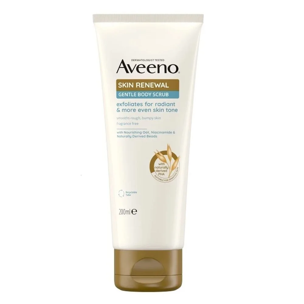 AVEENO SKIN RENEWAL BODY SCRUB TRATTAMENTO ESFOLIANTE PER PELLE SECCA 200ML