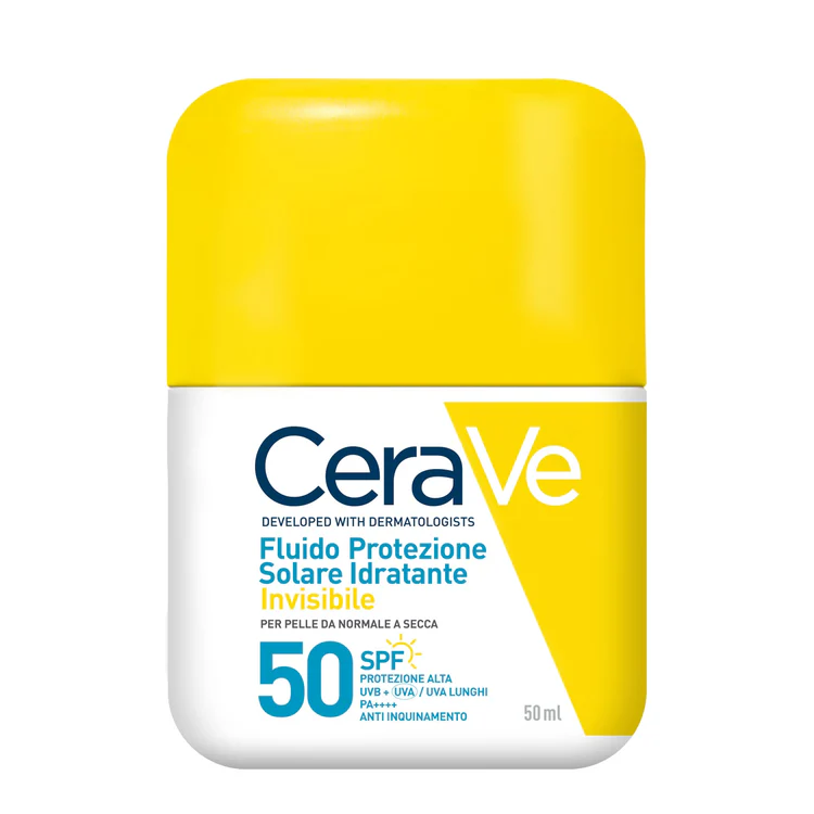 CERAVE FLUIDO PROTEZIONE SOLARE INVISIBILE 50 ML PER VISO SPF50