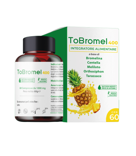 TOCAS - TOBROMEL 400 CONFEZIONE 60 COMPRESSE