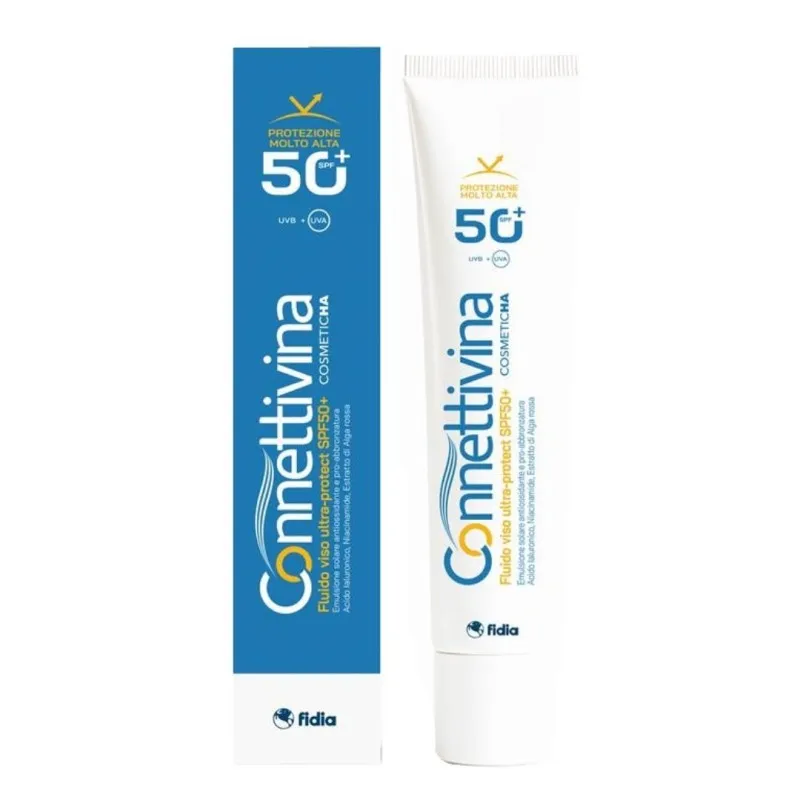 CONNETTIVINA FLUIDO VISO SPF 50+ PER TUTTI I TIPI DI PELLE 50 ML