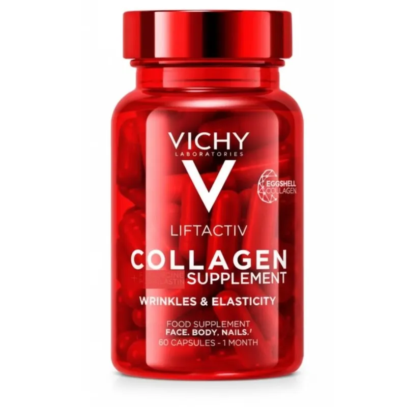 VICHY LIFTACTIV COLLAGEN SUPPLEMENT INTEGRATORE ANTIETÀ CON VITAMINE E MINERALI 60 CAPSULE