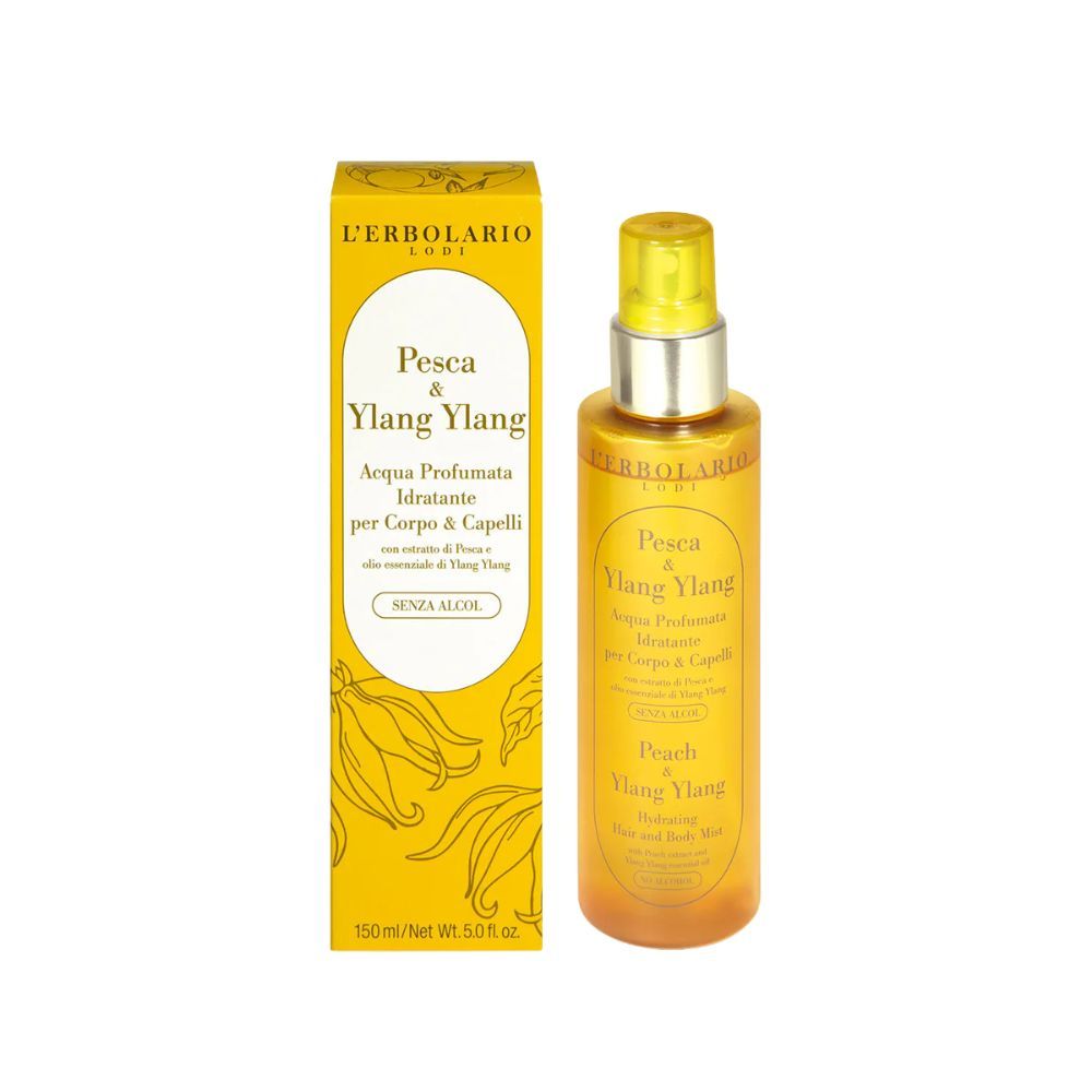 L'ERBOLARIO - ACQUA PROFUMATA PESCA & YLANG YLANG - PROFUMO CORPO E CAPELLI