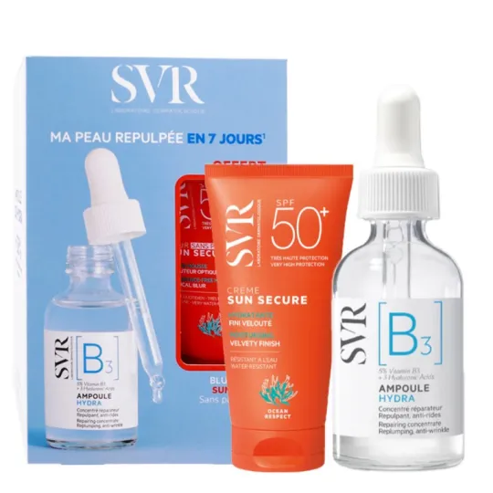 SET SVR B3 AMPOULE HYDRA + CREMA SOLARE SPF50