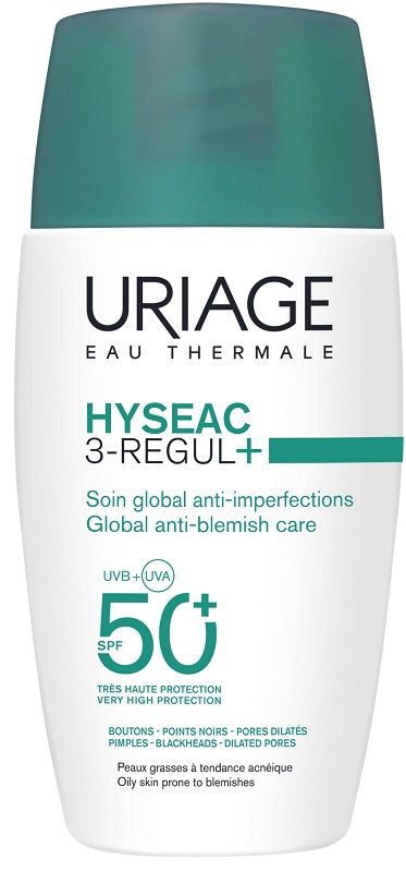 URIAGE HYSEAC 3 REGUL+ SPF50+ PROTEZIONE SOLARE PELLE ACNEICA 50ML