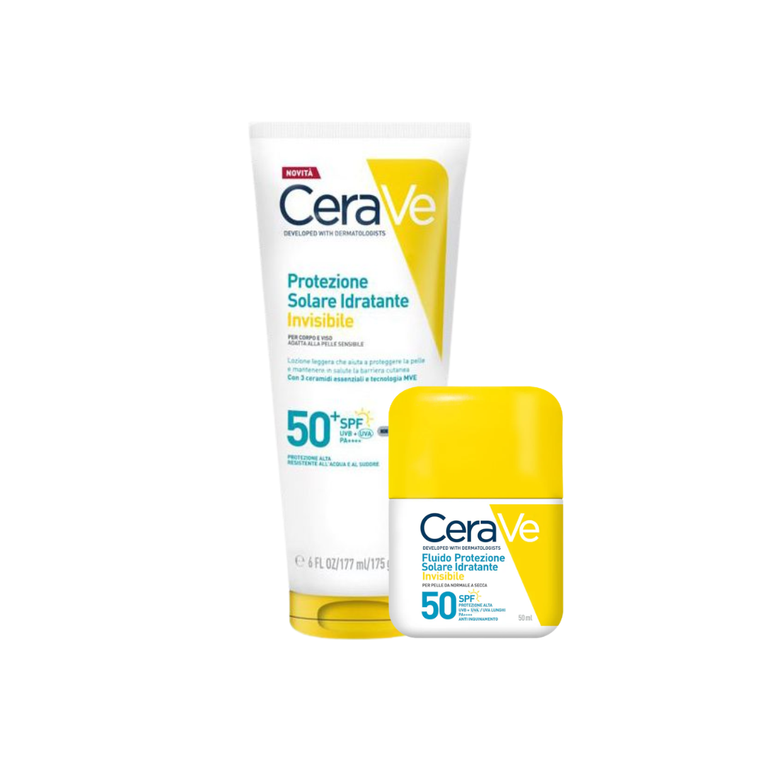 CERAVE SUN DUO SPF50+ E PROTEZIONE COMPLETA VISO & CORPO