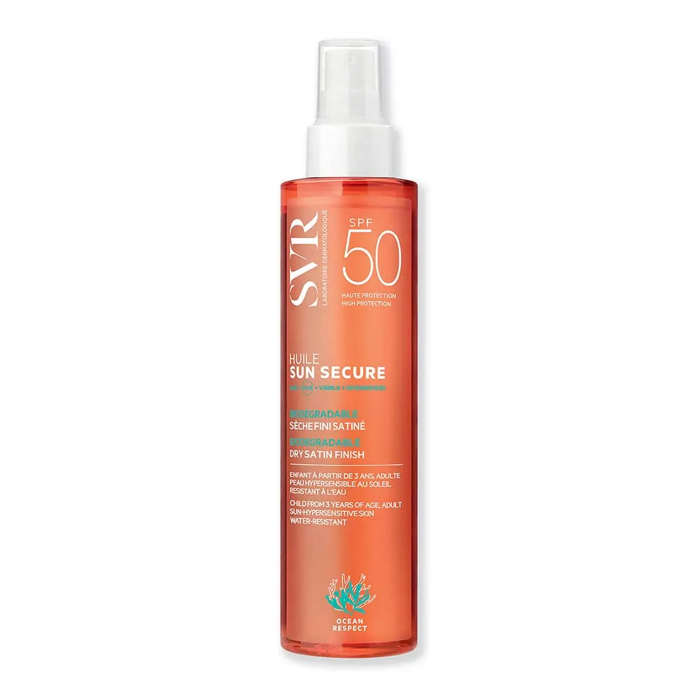 SVR SUN SECURE - HUILE SECHE SPF50 OLIO SECCO VISO CORPO CAPELLI SATINATO 200ML