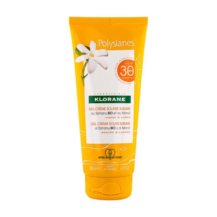 KLORANE GEL CREMA SOLARE SUBLIME SPF30 VISO CORPO 200ML
