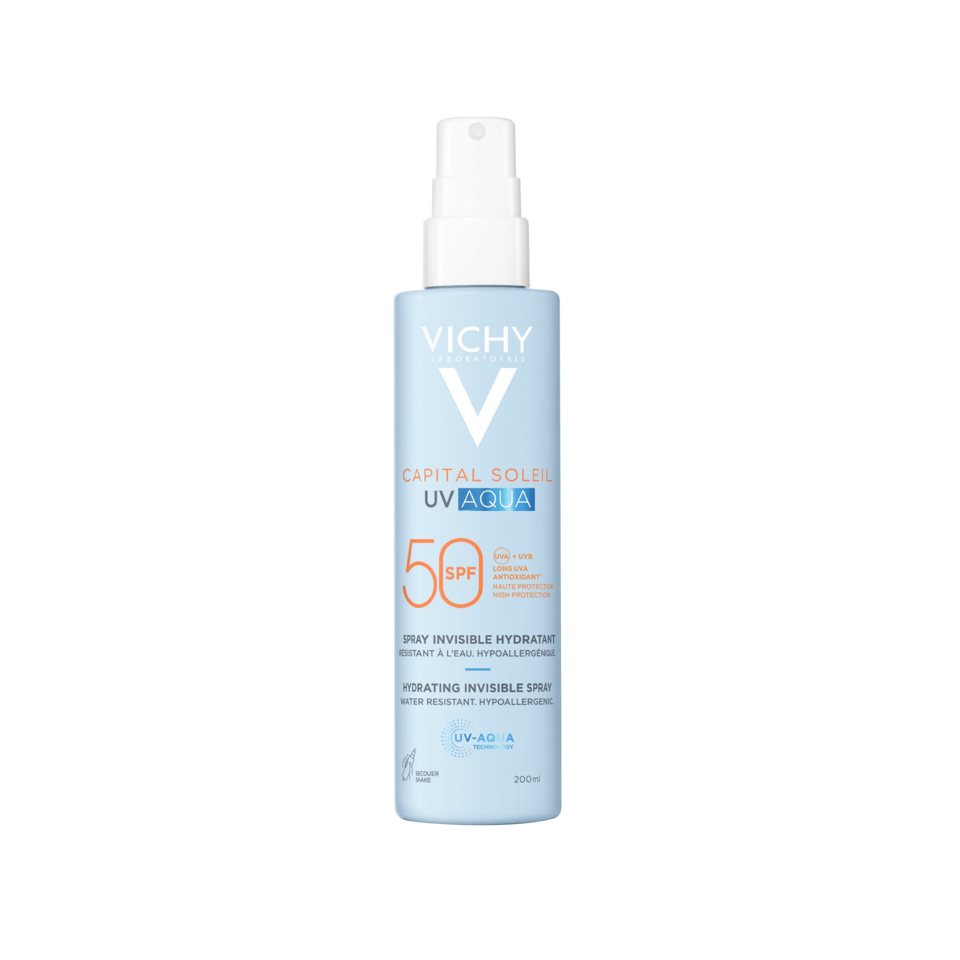 VICHY CAPITAL SOLEIL UV AQUA PROTEZIONE SOLARE SPF50 200ML