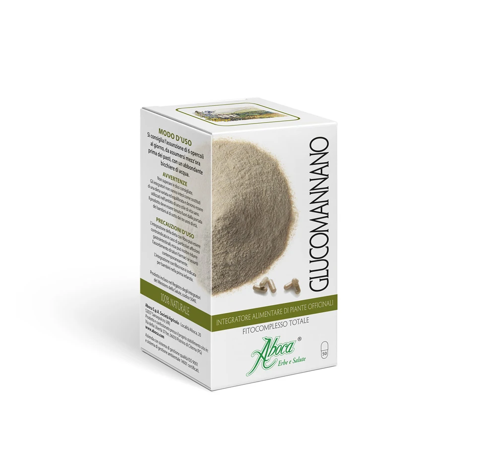 ABOCA GLUCOMANNANO FITOCOMPLESSO TOTALE INTEGRATORE 50 OPERCOLI