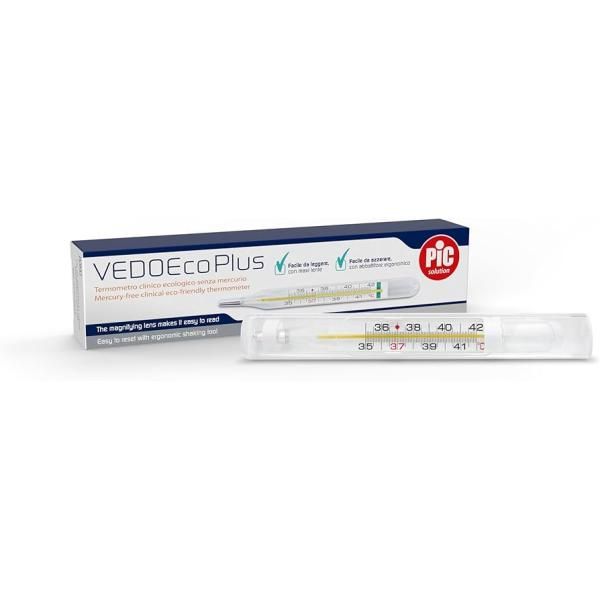 PIC VEDOECOPLUS - TERMOMETRO IN VETRO AL GALLIO PER LA TEMPERATURA CORPOREA